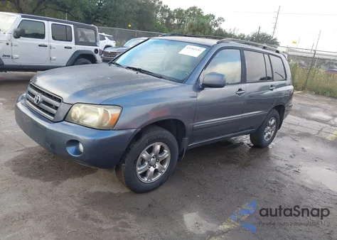 2005 Toyota Highlander V6 from USA, damaged, VIN JTEEP21A950130351